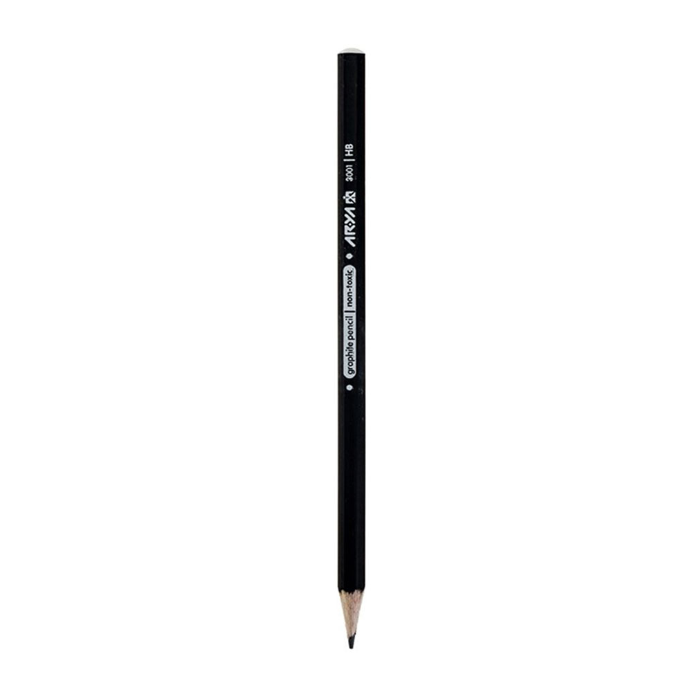 arya 3001 black pencil twobooks 2 مداد مشکی آریا مدل 3001 بسته 12 عددی - Image 1