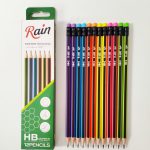 مداد مشکی پاک کن دار Rain مدل R-605 بسته 12 عددی - Image 5