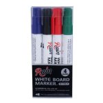 ماژیک وایت برد Rain مدل R-110A.P نوک گرد بسته 4 عددی - Image 2